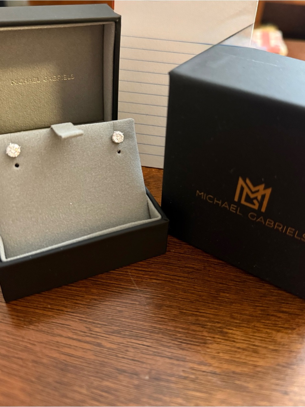 1 Carat Total Weight Round Lab Studs